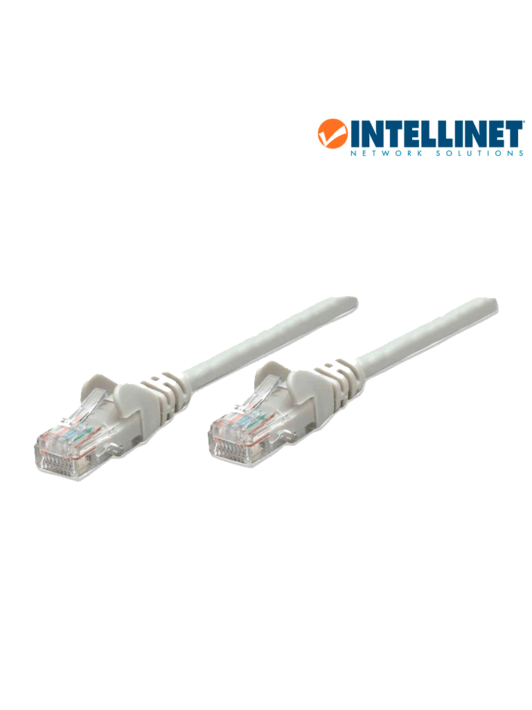 [334112] INTELLINET 334112 - Cable patch / CAT 6 / 2.0 Metros ( 7.0F) / UTP Gris / Patch cord