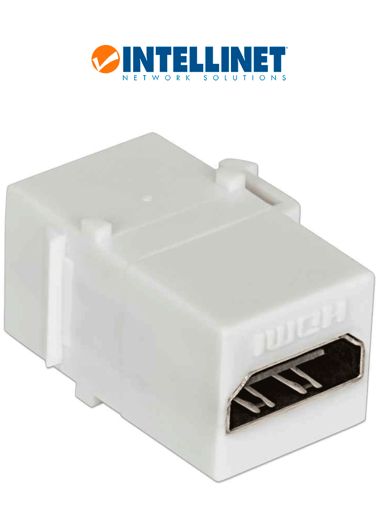 [771351] INTELLINET 771351 - Cople HDMI, Keystone, Blanco