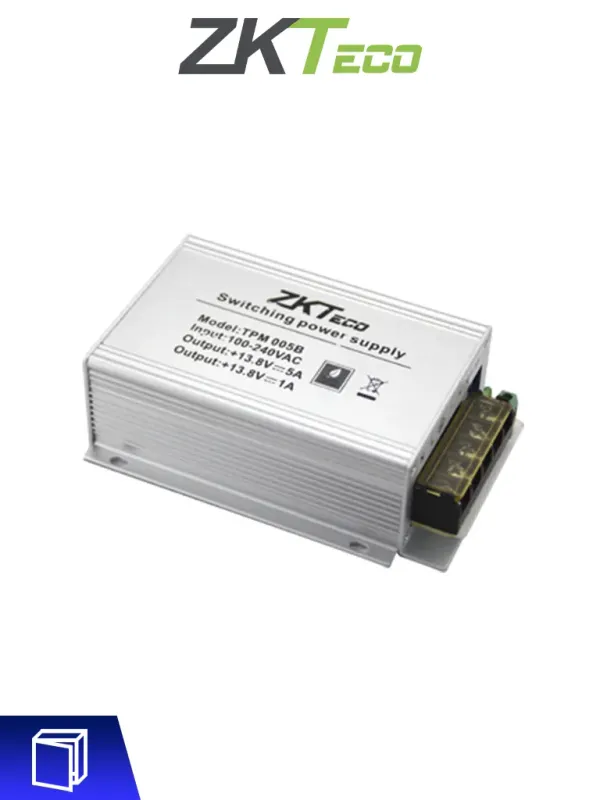 [TPM005B] ZKTECO TPM005B - Fuente de Poder para Gabinete ZKTECO GABMET ZKT065003  / 110V de Entrada / 12V de Salida / Compatible con Paneles InBio