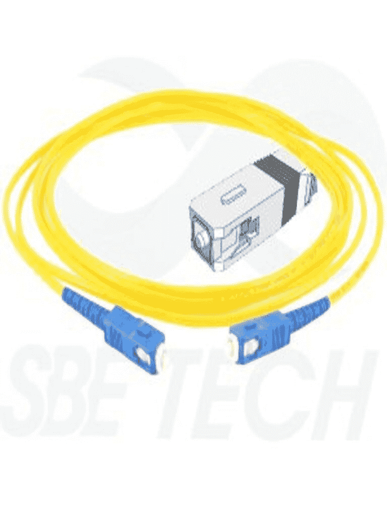 SBE TECH SBE-JUMSCSC3MSM Jumper SC-SC MONOMODO 9/125 / 1 hilo / 2 mm, 3 metros, UPC  / SIMPLEX