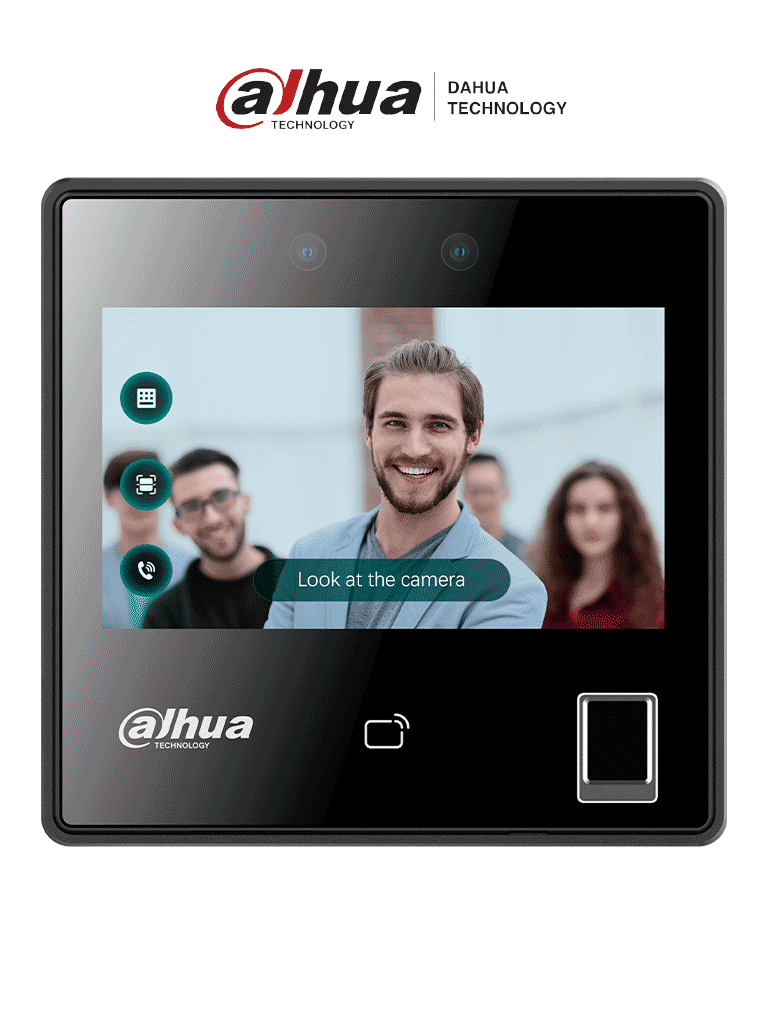 [DHI-ASI3214A-W] DAHUA ASI3214A-W - Control de acceso con reconocimiento facial y pantalla táctil de 4.3"/ 3,000 rostros/ 5,000 huellas y 3,000 tarjetas MIFARE. Rango de reconocimiento de 0.3 a 1.5 m/ WiFi/ TCP/IP/ Wiegand/ RS485/ P2P. FACT