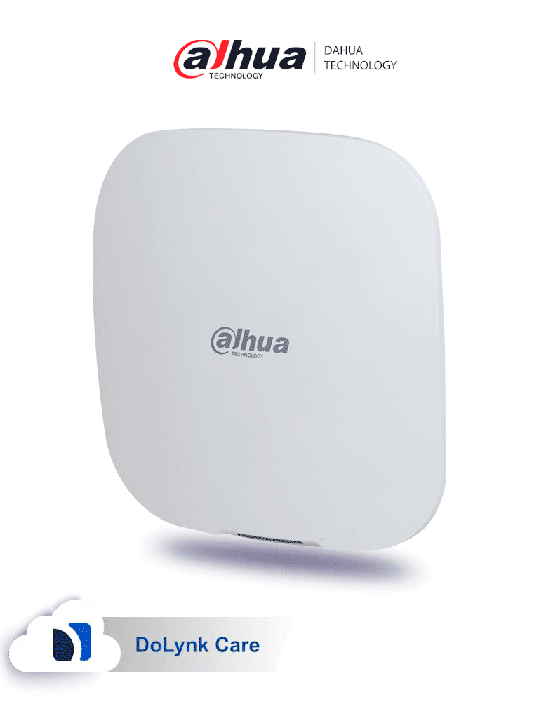 [DHI-ARC3000H-FW2] DAHUA DHI-ARC3000H-FW2 - Panel de alarma inalámbrico HUB 1.0, WiFi/Ethernet/4G, 150 dispositivos (6 sirenas, 64 controles, 8 teclados, 4 repetidores), Batería de respaldo, Buzzer, LED indicador, App DMSS, Frecuencia 433 MHz, Tecnología: AirShield