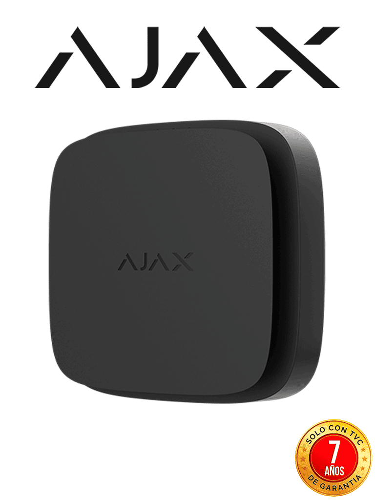 [AJAX FIREPROTECT 2 RB (HEAT/SMOKE/CO) (9NA)] AJAX FireProtect 2 RB (Heat/Smoke/CO) N- Detector inalámbrico de incendio con sensores de Calor, Humo y Monóxido de Carbono (CO). Color Negro