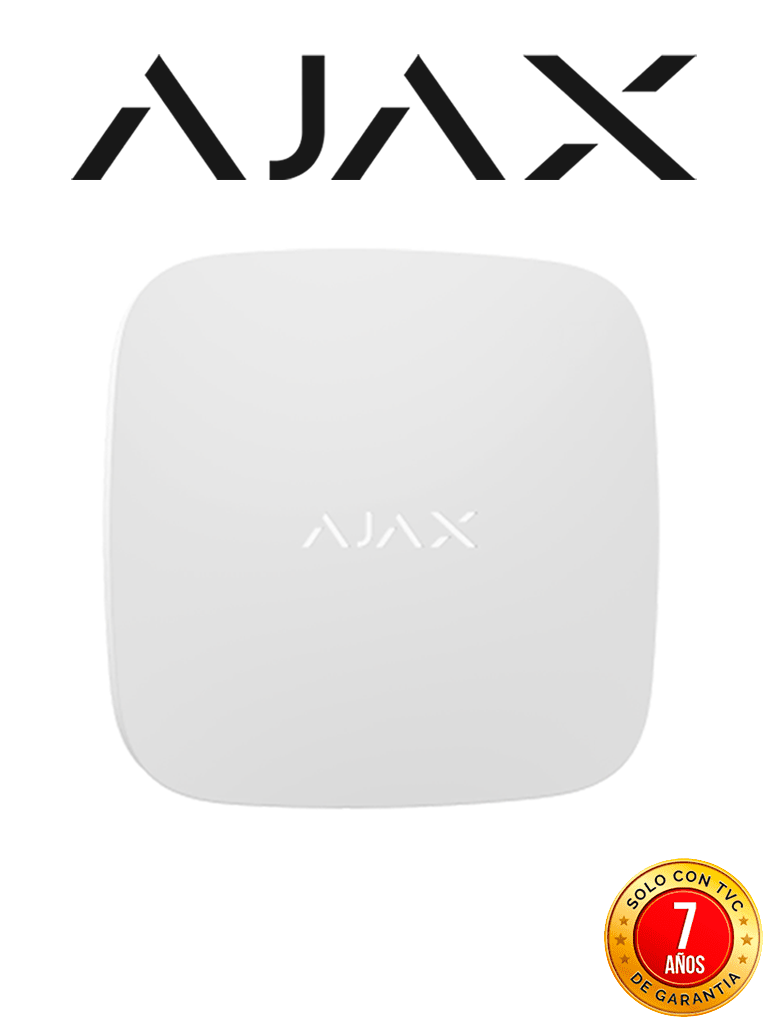 [AJAX HUB 2 4G (9NA/AUX)] AJAX Hub2(4G) - Panel de  alarma  Ethernet/4G color Blanco / APP “AJAX PRO” IOS y Android / hasta 100 dispositivos / Hasta 25 cámaras / Hasta 50 Usuarios / 2 SIM / Hasta 14h de duración de la batería