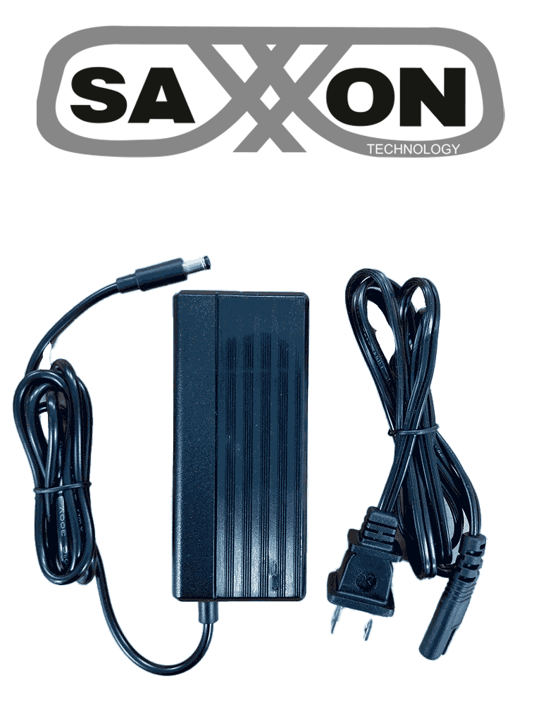 [KA3602A-1203000P] SAXXON KA3602A1203000P - Fuente de Poder Regulada / Alimentación 12 Vcc 3 Amper / Conector Macho / Voltaje de Entrada: 100-240V / Ideal para Cámaras de CCTV, Controles de Acceso y Asistencia /