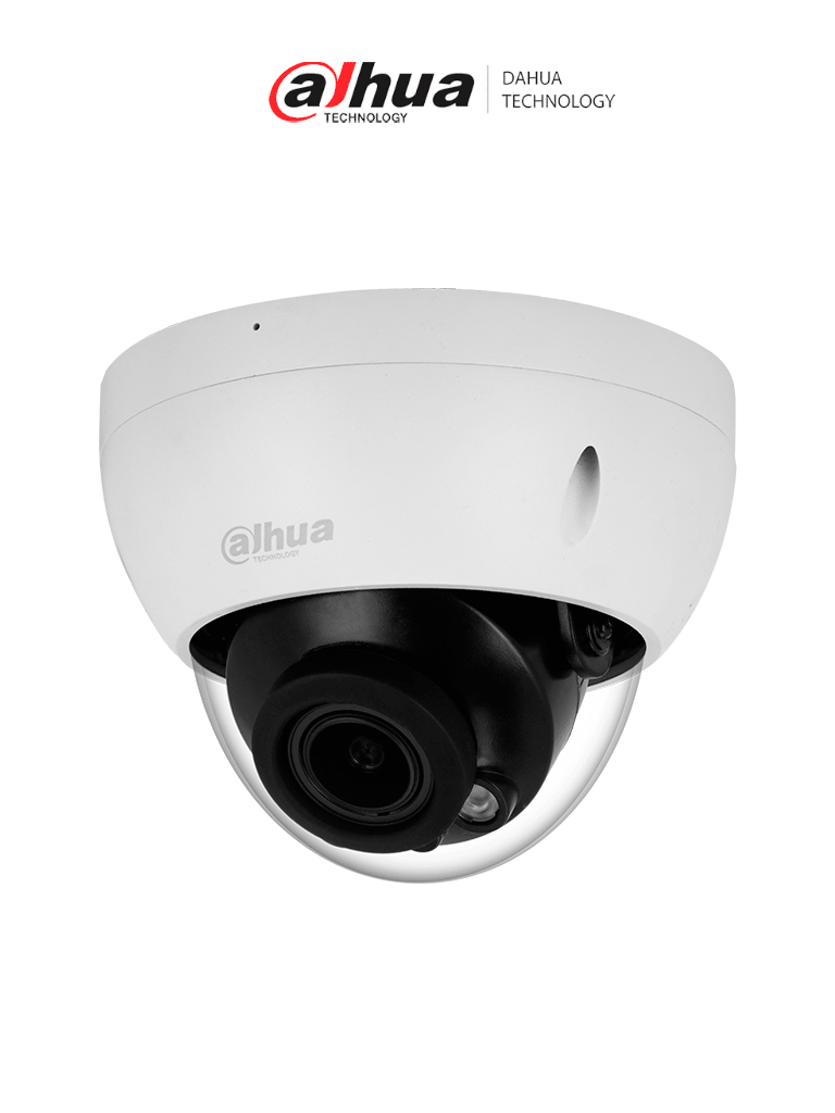 DAHUA DH-IPC-HDBW2241R-ZS Cámara Domo IP de 2 MP/ Lente Mot 2.7 mm–13.5 mm/ H.265+/ IR de 40 Mts/ WDR Real/ Prtección Perimetral/ Videoanaliticos/ SMD Plus/ Ranura para MicroSD/ IP67/ IK10/ PoE
