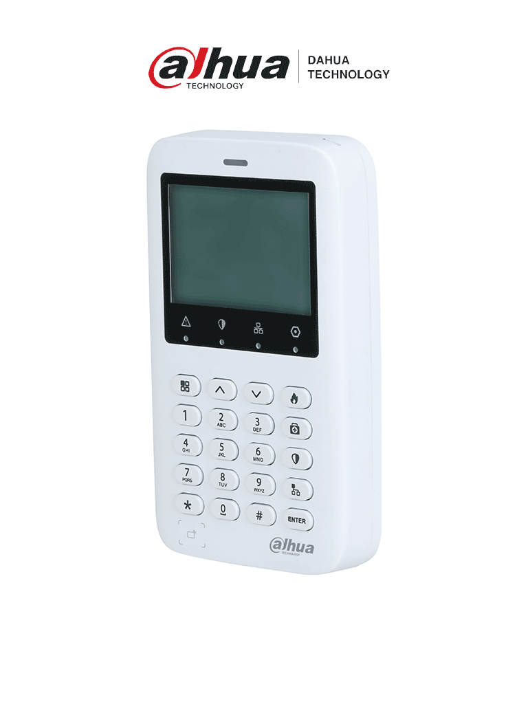 [DHI-ARK50C-R] DAHUA DHI-ARK50C-R Teclado controlador de paneles ARC9 y ARC2/ Indicador de estatus de zona, armado y desarmado/ Armado y desarmado con NIP y Tarjeta IC / Múltiples funciones de cancelación, bypass, operaciones con relevadores