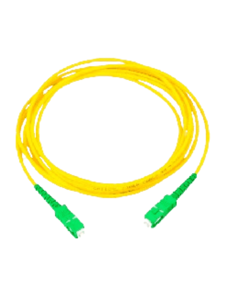 [LMN-FO-SCA-SCA-03] TCE - LMN-FO-SCA-SCA-03 - Jumper SC-SC Monomodo / APC / Simplex 2 mm / 3 metros / Amarillo