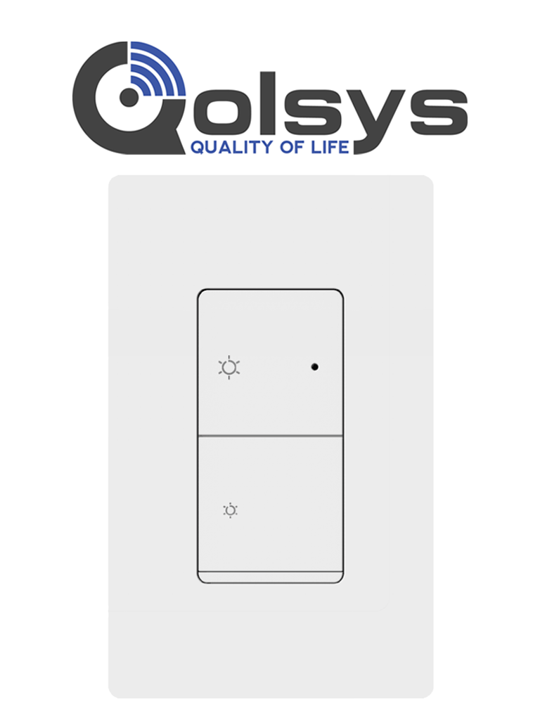 [IQDMR-PG] QOLSYS Dimmer Inteligente - QOLSYS Dimmer Inteligente Interior - PowerG