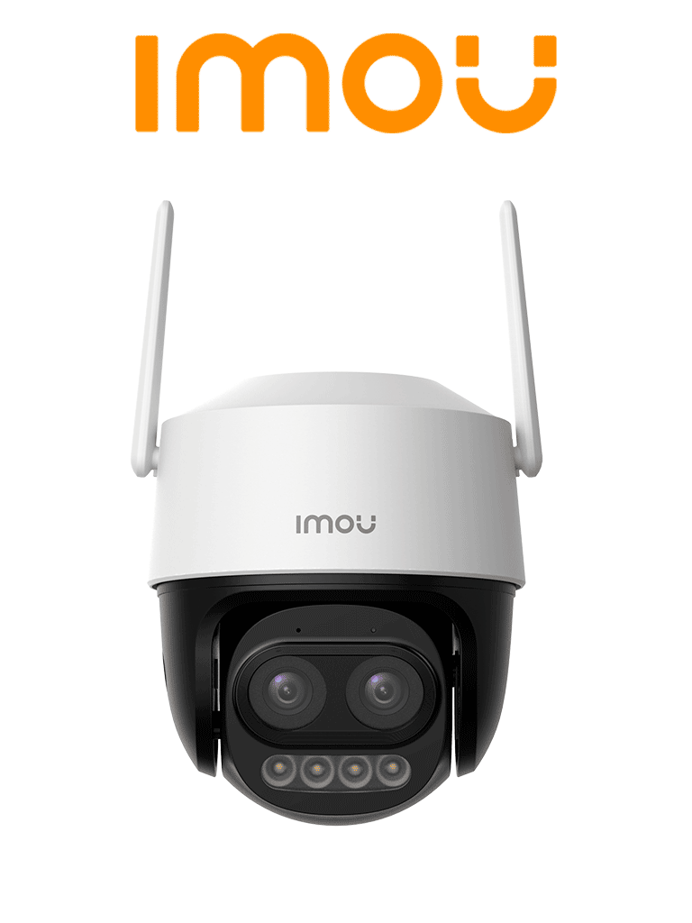 [IPC-S7DN-5M0WEZ] IMOU Cruiser Z (IPC-S7DN-5M0WEZ-imou)- Cámara IP PT Dual Wifi Full Color de 5MP/ Lente Fijo de 5 Megapíxeles/ IMOU Sense/ 56 Metros de Iluminación Nocturna/ Micrófono y Altavoz Integrados/ Audio Bidireccional / 12X Zoom / IP66
