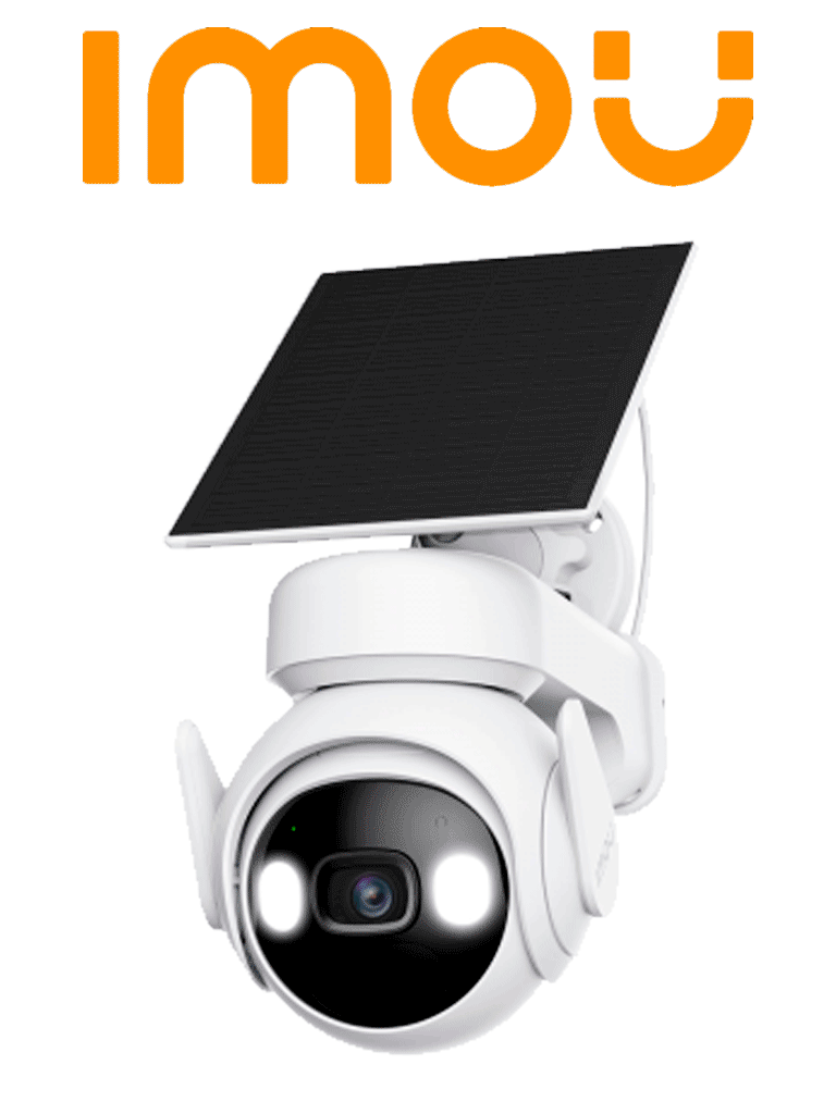 IMOU CELL PT 4G con Panel ( KIT/IPC-K9EN-3T0TE-AM/FSP12-TYPEC) - Cámara Cell PT 4g de 3 Megapixeles con Panel Polar/ lente de 3.6mm y 88° de apertura/ Audio Bidireccional y Sensor PIR Integrado para Seguridad Avanzada.