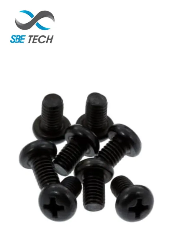 [SBE-JTACERO6MM] SBE TECH - SBE-JTACERO6MM JUEGO DE TORNILLOS DE 6MM CAB GOTA PAVONADO UNICAMENTE P/RACK DE ACERO (50 PZAS) PARA RACK NUEVA LINEA