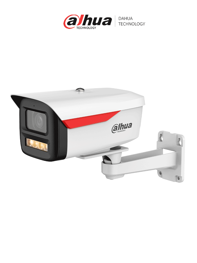 [DH-IPC-HFW2249M-S-B-PRO] DAHUA DH-IPC-HFW2249MP-S-LED-0360B-B-PRO-Cámara IP Bullet de 2MP/WizColor/WizSense/equipada con IA/ SMD Plus/ Lente de 3.6 mm/ micrófono integrado/ Protección perimetral/ Ranura MicroSD,WDR real de 120 dB y PoE.Certificación IP67