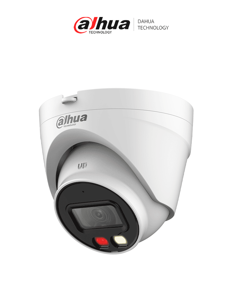 [DH-IPC-HDW1239V-A-IL] DAHUA DH-IPC-HDW1239VP-A-IL-0280B- Cámara IP Domo de 2MP / Iluminador dual/ Detección humana/  SMD/ Micrófono incorporado/ Lente 2.8 mm/  Led 30m/ IR 30m/ IP67/ PoE/