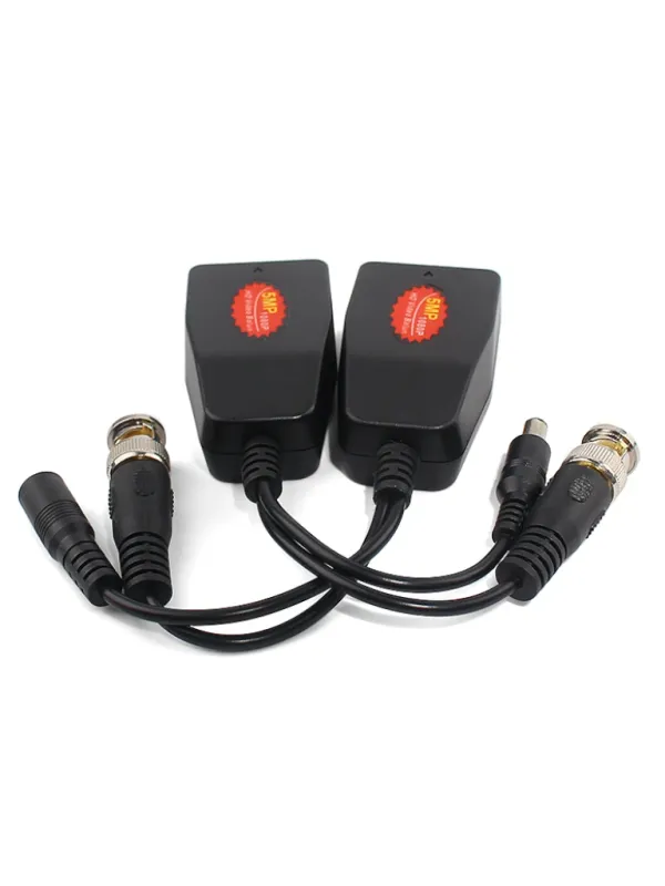 [VB-04] SAXXON VB-04 - Par de transceptores 4K para video y energía, con entradas RJ45, 4K hasta 150m con CVI, 4MP y 2MP hasta 250m