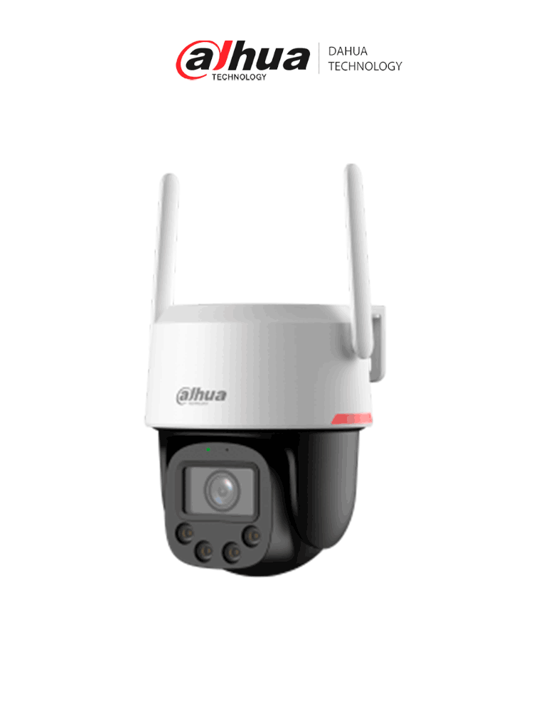 [DH-IPC-PT2549DC1-SW-PV] Dahua DH-IPC-PT2549DC1-SW-PV - Cámara IP PT Wifi de 5 MP Lente 3.6mm Wifi/ WizColor/ Auto tracking/Detección de humanos y vehículos/Luz cálida de 30 m /Audio bidireccional/Disuasión activa de luz y sonido/Preset/Micro SD/wifi 6/IP66/
