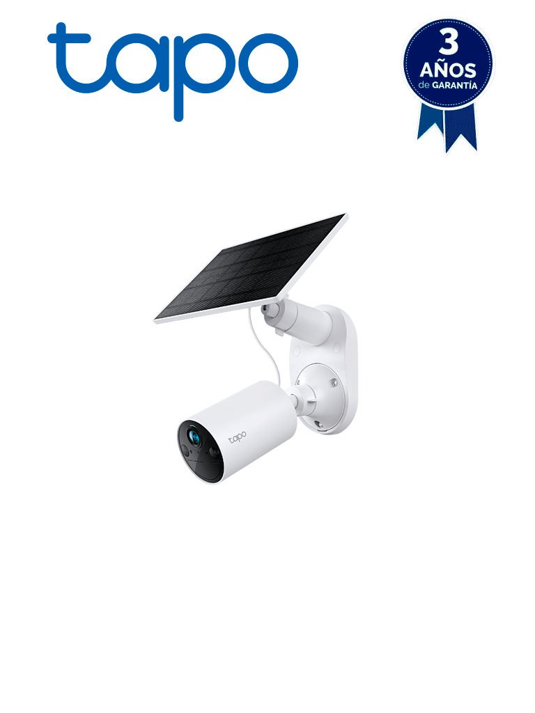 [TAPO C410 KIT] Tapo C410 KIT Cámara de Vigilancia Wi-Fi Solar con Vista 3MP QHD y Detección IA Avanzada gratuita,  Grabación de Vídeo 2K QHD, Alimentación Ininterrumpida. IP66.