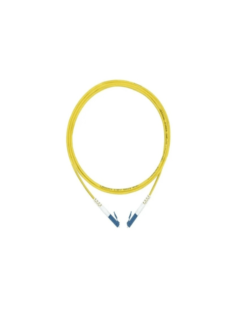 [LMN-FO-LCU-LCU-02-1H] TCE - LMN-FO-LCU-LCU-02-1H - Jumper LC-LC Monomodo / UPC /1 Hilo / simplex 2 mm / 2 metros / Amarillo