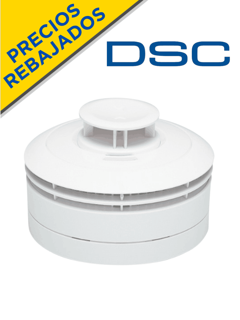 DSC PGP9976 - Detector de humo y calor inalámbrico con tecnología Power G compatible con NEO, PRO, Qolsys e IoTga