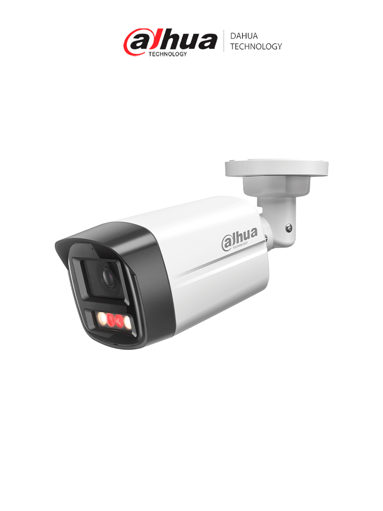[DH-IPC-HFW1439TL1-A-IL] DAHUA DH-IPC-HFW1439TL1-A-IL  -Cámara IP Bullet de 4 Megapíxeles/Iluminador Dual/ Lente de 2.8mm/ 94 Grados de Apertura/ 1detección humana/ H.265+/WDR/ IP67/
