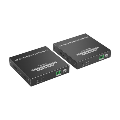 [TT-582] Kit Extensor HDMI para distancias de 120 metros | Soporta resolución 4K @60Hz | Cat 6, 6a y 7 | Salida Loop en el Tx para visualización local | Soporta control remoto del equi