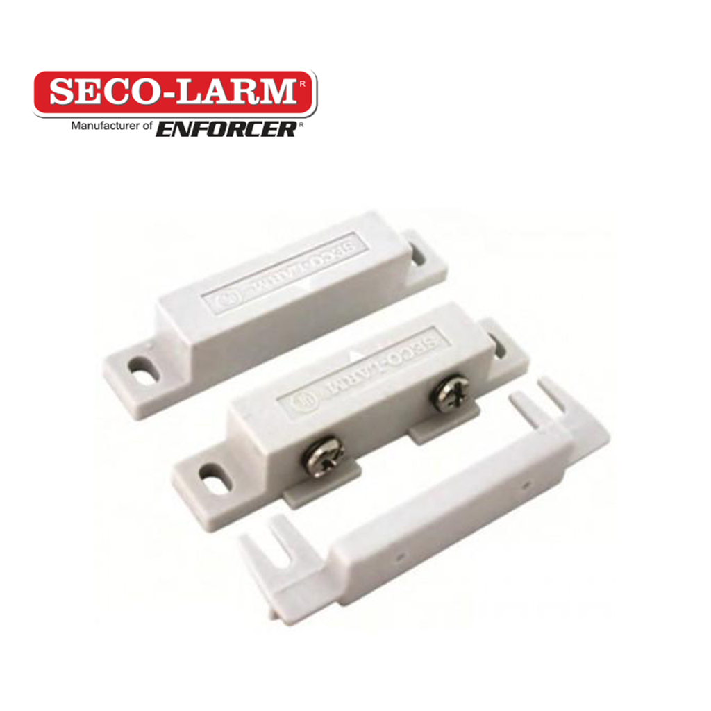 [AM121SEC08] CONTACTO MAGNETICO DE MONTAJE EN SUPERFICIE CON TERMINAL DE TORNILLO / SECO-LARM SM-200Q/W / COLOR BLANCO SEPARACION DE 3/4 (19MM) NORMALMENTE CERRADO / CERTIFICADO UL