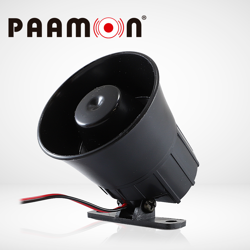 [PM-SRE108] MINI SIRENA PAAMON 15 WATTS PM-SRE108, 1 TONO, USO PARA INTERIOR Y EXTERIOR, MATERIAL PLASTICO ABS, NIVEL DE SONIDO 110DB, VOLTAJE DE OPERACION DE 9-15VDC, COMPATIBLE CON CUALQUIER SISTEMA DE ALARMA.