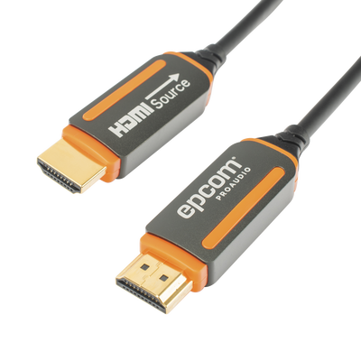 [EP-FOH-4K-20M] Cable HDMI de Fibra Óptica de 20 Metros (65.62 Pies) | Alta Definición | Versión 2.0 | Alta Velocidad 18Gbps | 4K@60Hz | HDCP 2.2 | Resistente a EMI y RFI