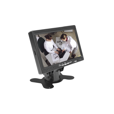 [BMG7030H] Monitor 7 TFT-LCD ideal para colocar en vehículos o DVR/NVR. Entradas de video HDMI, VGA y RCA (CVBS)