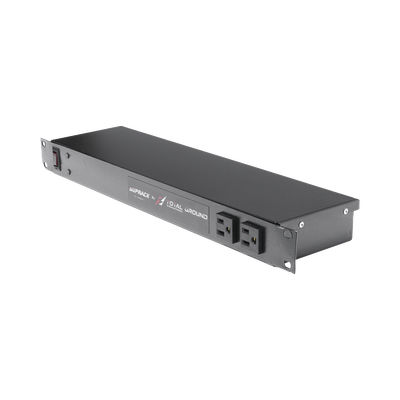 [SUP-RACK] Tomacorriente de 10 contactos para 120 Vca con Supresor de picos tipo A de 40 kA, Diseñado para Montaje en Rack de 19.