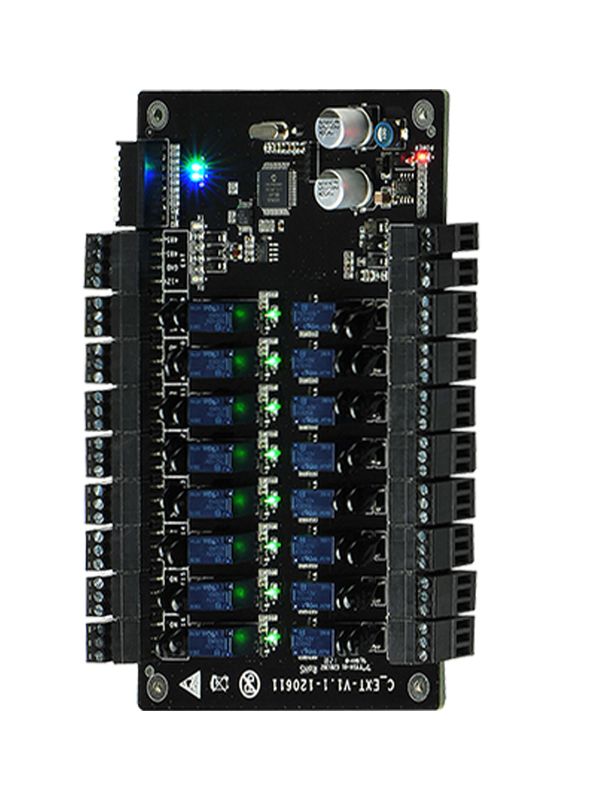 [EX16] ZKTECO EX16 - Expansor para Panel de Control de Elevadores / 16 Pisos Adicionales / Compatible con panel EC10 ZKTECO / Conexion  RS485 / No incluye fuente