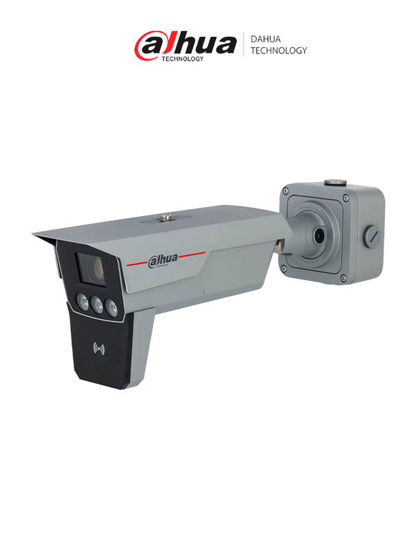 DAHUA DHI-ITC831-KW4F -Cámara IP LPR 8MP/ Trafico Inteligente/ Radar de velocidad/ Captura de Placas/ Captura 180km / Desempañado inteligente/ detección de vehículos (tipo,color,marca)/ Lente motorizado 8-32 mm/Iluminación 23-30 m/ WDR/ P68/IK10/
