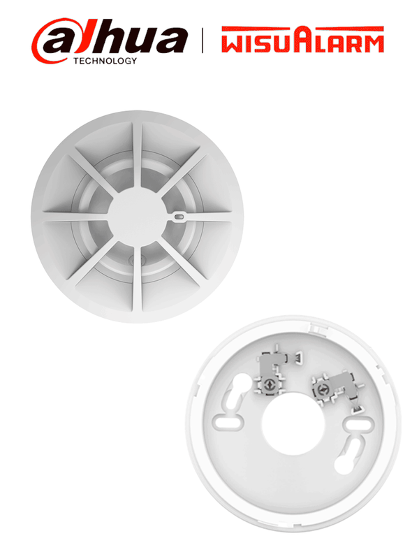 [DHI-HY-1310] DAHUA WISUALARM PAQUETE DHI-HY-1310 - El paquete incluye: detector de calor direccionable y la base de instalación