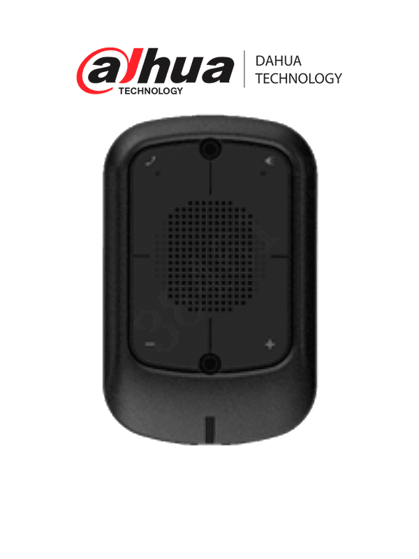[MP06] DAHUA MP06- Intercomunicador de 2 Vias/ Para DVR y NVR Movil/ 1 Canal de Entrada de Audio/ Altavoz Integrado/ Boton de Emergencia y Charla Bidireccional hacia Mobile Center/ Conector Tipo Aviacion 4 Pines