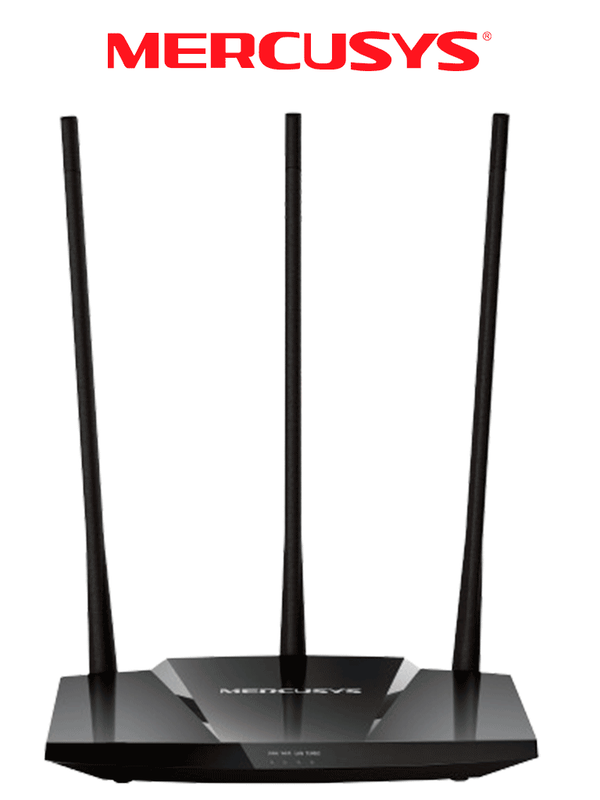 [MW330HP] MERCUSYS MW330HP -  Router inalámbrico N de alta potencia, velocidad de 300 Mbps en 2.4 GHz, con 1 puerto WAN Fast Ethernet y 3 puertos LAN Fast Ethernet. Ofrece cobertura ampliada de WiFi con 3 antenas de 7 dBi y función de control parental.