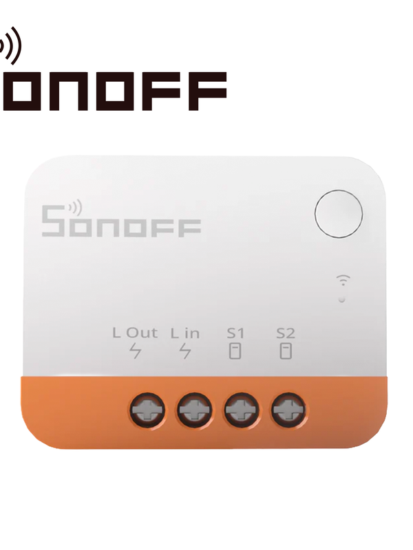 Mini Interruptor Inwall Zigbee  Sonoff Zbminil2 / Interruptor Un Canal Bidireccinal Ideal Conexion Tipo Escalera / Solucion De Smart Home Con Temporizador / Necesita Hub Zigbee / Maxima Corriente Soportada 6 Amp