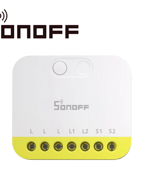 Mini Interruptor Inalambrico Sonoff Mini-zb2gs-l / Zigbee 3.0 / Con 2 Canales Independientes / No Necesita Neutro / Carga  Total De 12 Ampere / Necesita Hub Zigbee