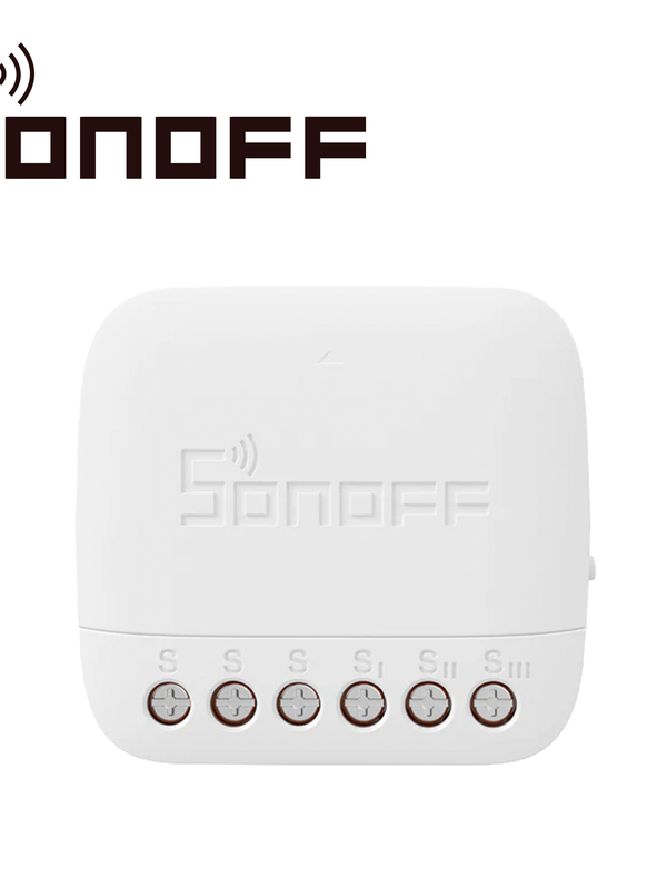 Interruptor Inwall  Sonoff S-mate2/ Wifi 2.4ghz / Compatible Con Varios Modelos  De Apagadores / Sin Neutro Requerido/ Cuenta Con 3 Canales