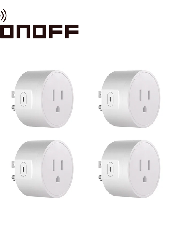 [AW100SON25] CONTACTO ON/OFF SONOFF S41STPB /PAQUETE DE 4 PIEZAS /MATTER/ WIFI/ SOLUCIONES SMART HOME / COMPATIBLE CON GOOGLE HOME/ ALEXA / APPLE HOME / HOME ASSISTANT