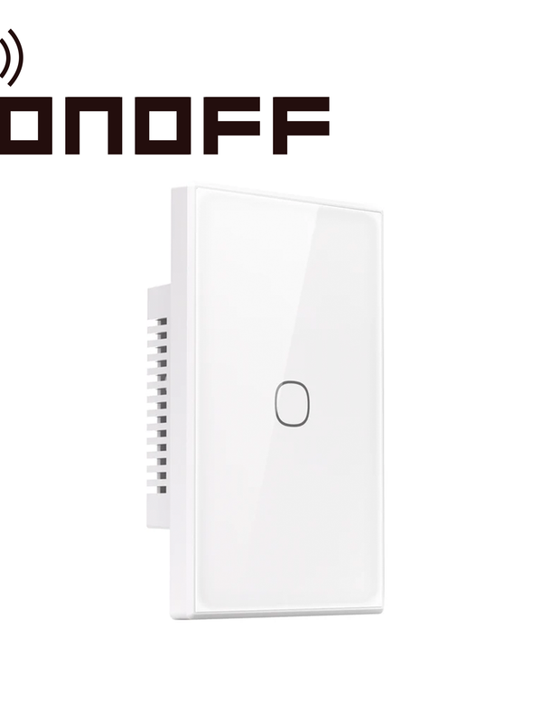 Apagador De Pared Touch Tx Gen2 Sonoff T6-1c-120m / 1ch On/off Inalambrico / Wifi 2.4ghz / Color Blanco / Matter Compatible Apple Home/alexa/google Home/smartthings/iftt / App Ios Y Android / Hasta 10amp Por Canal