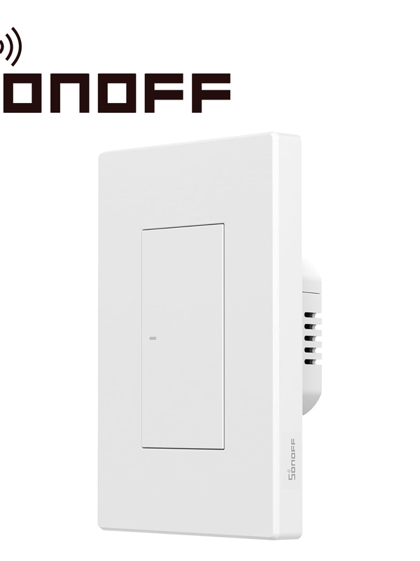 [AW200SON21] APAGADOR DE PARED TOUCH SONOFF M5-1C-120W / 1 CANAL ON/OFF/ MATTER/ WIFI 2.4GHZ / COMPATIBLE CON GOOGLE HOME / ALEXA/ APPLE HOME / SMARTTHINGS / HASTA 10 AMP TOTALES