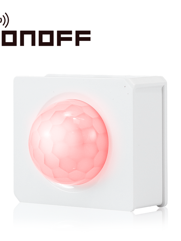 Sensor De Movimiento Sonoff Pir3 Rf 433 Para Uso Con Dispositivo Sonoff Rf Bridge433 Para Programar Escenas En La App Ewelink