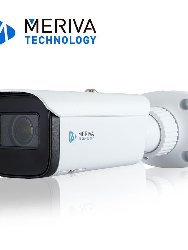 [C4112MER06] CAMARA HD BULLET MERIVA TECHNOLOGY MSC-2214 / 2MP / AHD/TVI/CVI/SD / LENTE VARIFOCAL 2.8 - 12MM / 50M IR / IP67 / METALICA / 12 VCD / COC