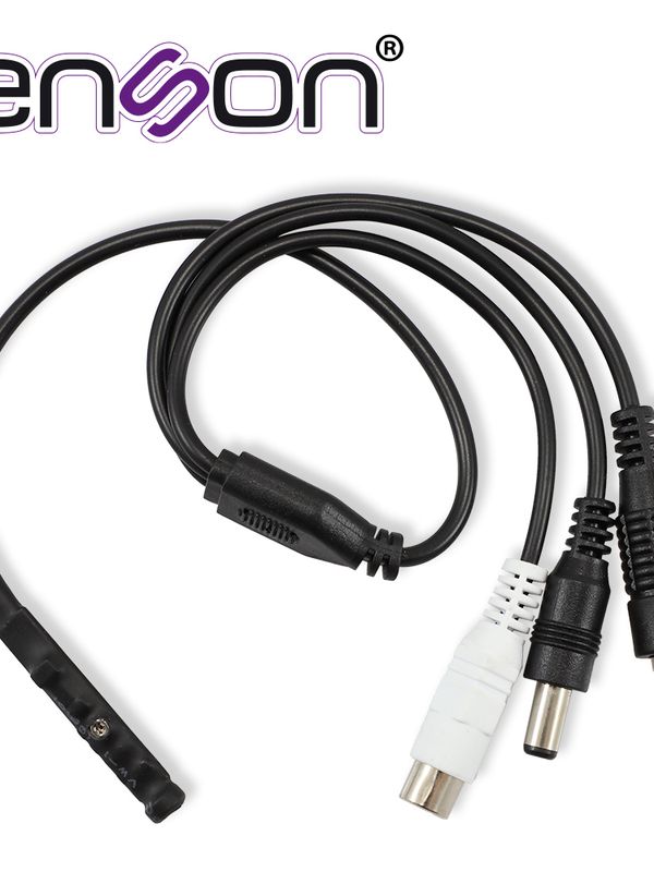 Microfono Enson Pa4mic -35db Omnidireccional Con Perilla De Ajuste De Ganancia 12vdc In/out Y Conector Rca