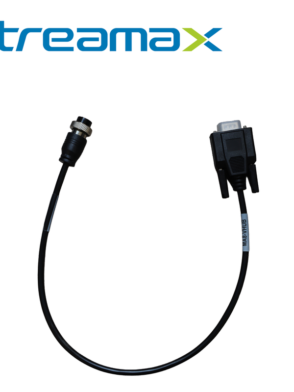 [MA8-VHUB] Cable De Conexion Meriva Streamax Ma8-vhub / Hembra 8pin + Macho Vga / 40cm / Compatible Con Mdvr De Serie A8pro