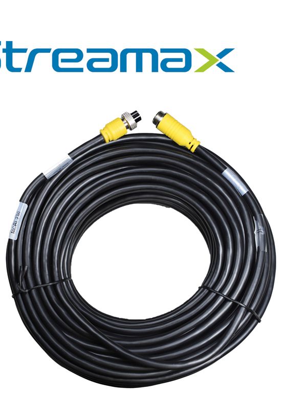 Cable Din De Aviacion Streamax Mcbl230 / 4 Pines / 23 Metros / Compatible Con Camaras Ahd