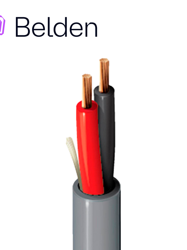 [CB04BBEL43] CABLE DE ALTAVOZ 1311A 0081000 / INTERIOR / GRIS / 2 CONDUCTORES / 12 AWG / MULTIFILAR / FORRO PVC / CMR / LIBRE DE OXIGENO / BOBINA / 1,000 PIES 305 METROS
