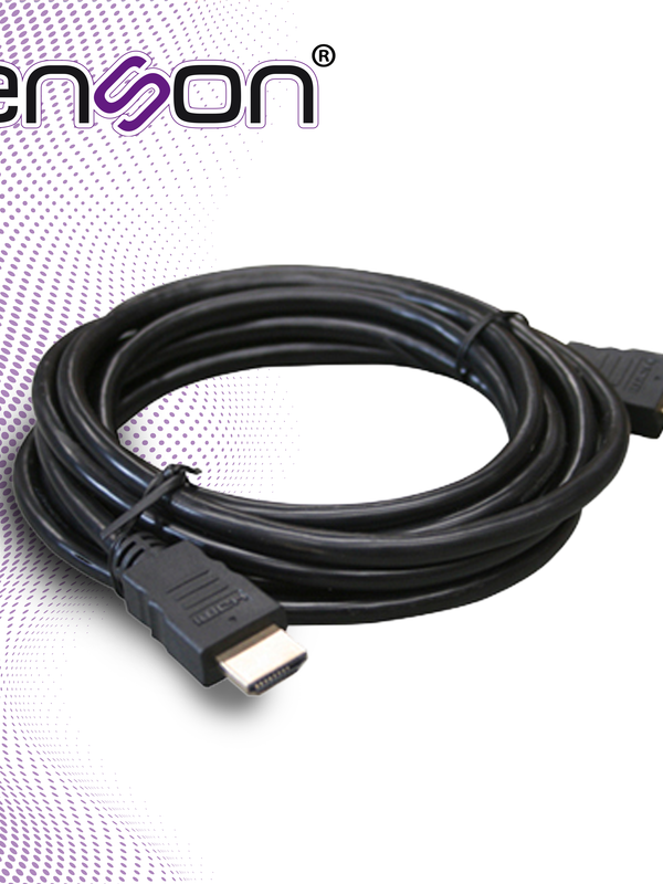 Cable De Video Hdmi Enson Ens-hdmicb1m 1mt Macho-macho Version 1.2 Recomendado Para Sistemas De Video Vigilancia