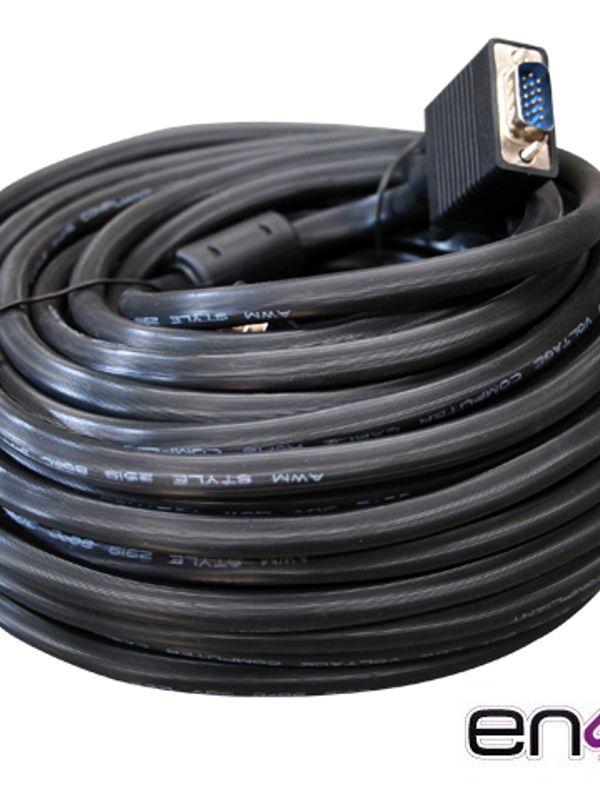[ENS-VGACB2 20MT] Cable De Video Vga Enson Ens-vgacb2 20mt Macho-macho Recomendado Para Sistemas De Video Vigilancia