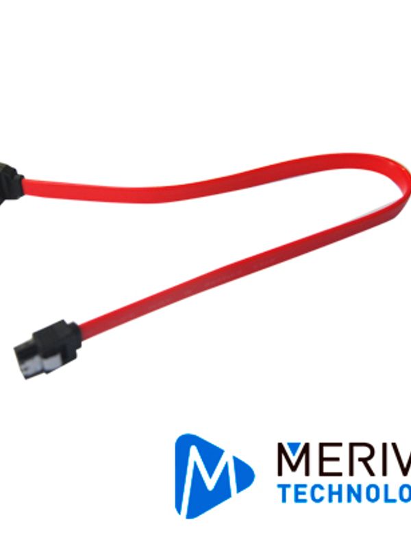 [CB05AMER01] CABLE MINI SATA MERIVA TECHNOLOGY MVA-SATA1 PARA DISCOS DUROS COMPATIBLE CON NVR Y DVR MERIVA ULTRA DELGADO